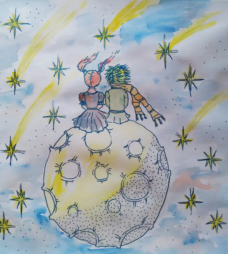 Vika Glitter's illustration