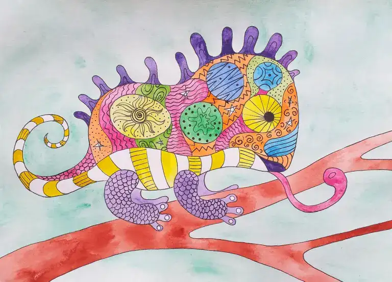 Vika Glitter's illustration